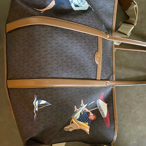 Michael Kors | Monogram Casual Style Street Style A4 2WAY Leather - Picture 2 of 3